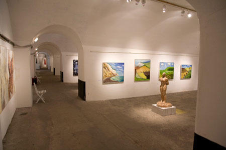 Inde i Masned&oslash; Fort