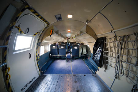Fra bagenden af DC-3�en