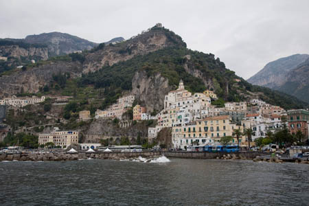 Den vestlige del af Amalfi
