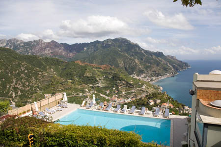 Ravello - udsigt mod &oslash;st
