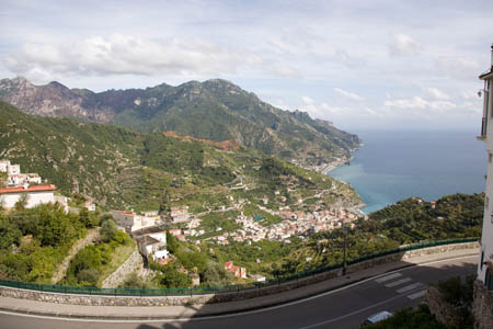 Ravello - udsigt mod &oslash;st