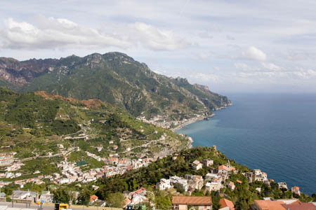 Ravello - udsigt mod &oslash;st