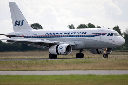 Scandinavian Airlines System, SAS, Airbus A319, OY-KBO