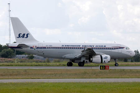 Scandinavian Airlines System, SAS, Airbus A319, OY-KBO