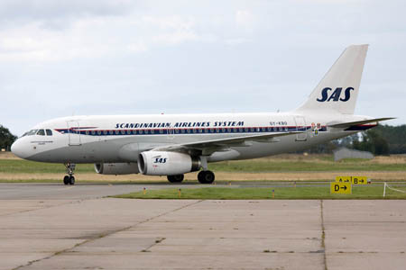 Scandinavian Airlines System, SAS, Airbus A319, OY-KBO