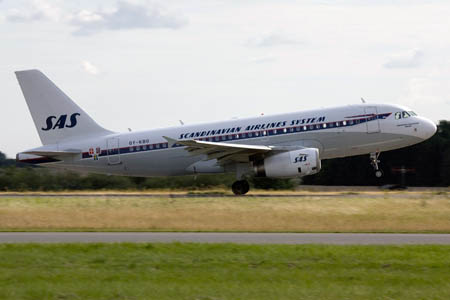 Scandinavian Airlines System, SAS, Airbus A319, OY-KBO