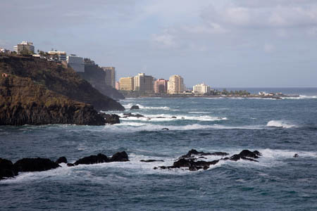 Den &oslash;stlige del af Puerto de la Cruz