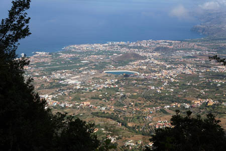 Udsigt mod Puerto de la Cruz