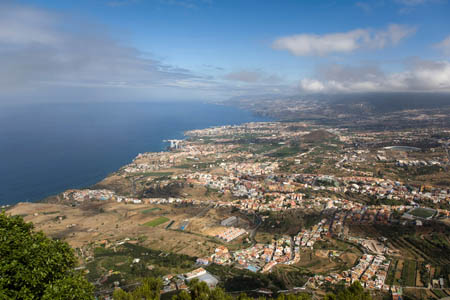 Udsigt mod Puerto de la Cruz