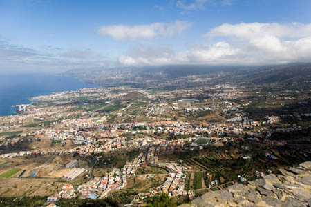 Udsigt mod Puerto de la Cruz