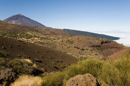 Teide set fra &oslash;st