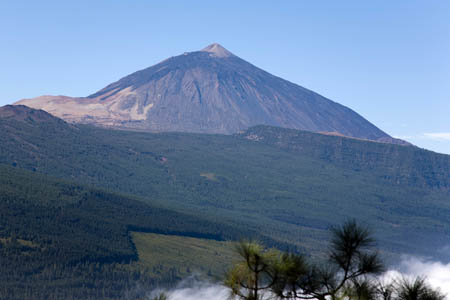 Teide set fra &oslash;st